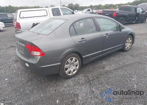 2009 Honda Civic Lx из США, поврежденный, VIN 1HGFA15569L020610